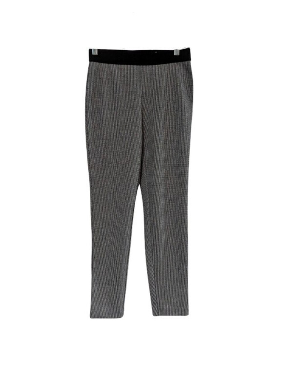 Talbots Women's Soho Ankle Pant, Houndstooth, Petite 2P, Pull On Stretch Knit